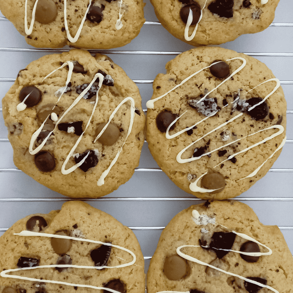 Oreo Spiced Sweet Potato Choc Chip Cookie